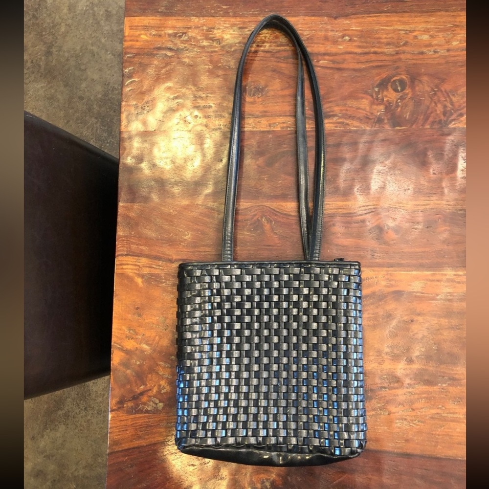 Nine West basket weave purse